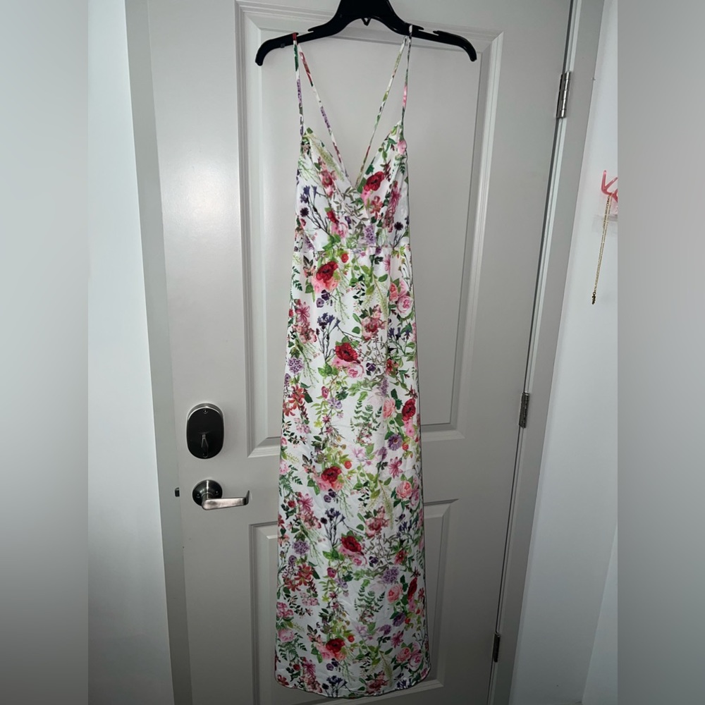 Beautiful flower maxi dress